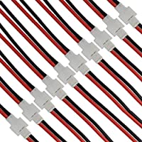Los mejores  - 10 Pares SYMA X5C X5A X5SW 2.0mm Batería de 2 Pines Conector Macho Hembra con Cable